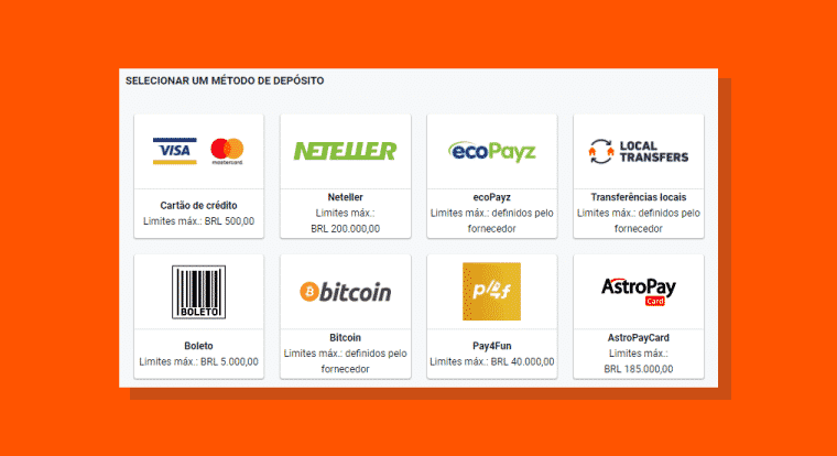 altos limites em suas apostas