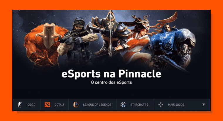 Apostas em e-sports na Pinnacle