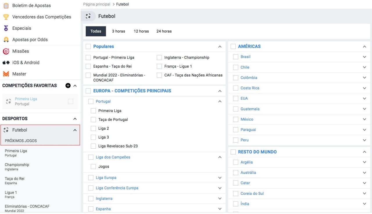 apostas futebol na Betano