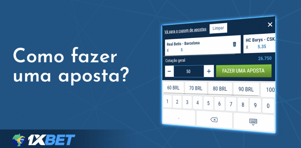 Como apostar 1xbet