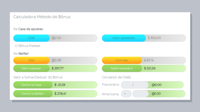 Como Utiliza Calculadora Apostas Metodo Bonus