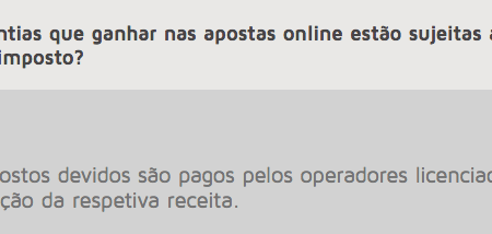 Descubra tudo sobre impostos sobre apostas online