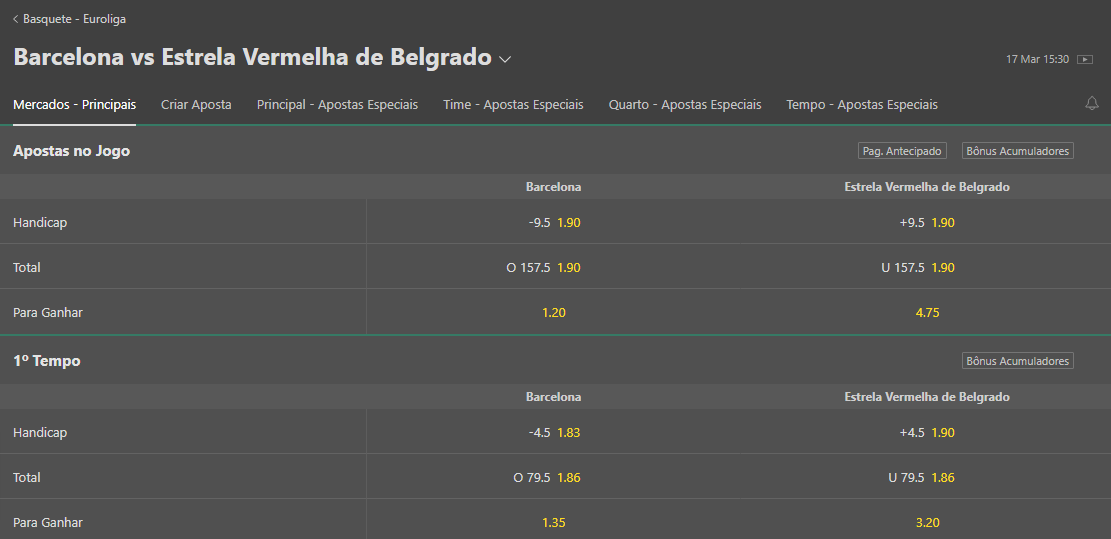 Bet365 HTFT 03