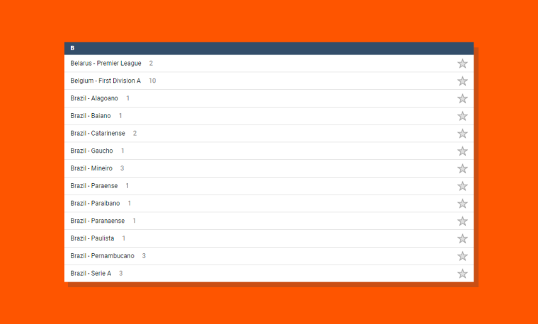 localizar nossas partidas