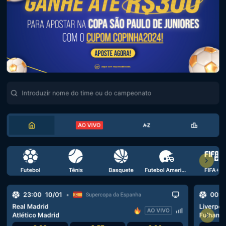 Melhores Casas de Apostas com Depósito de 1 Real