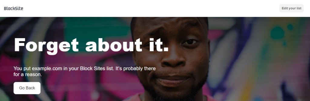 extensão blocksite na barra de ferramentas do chrome