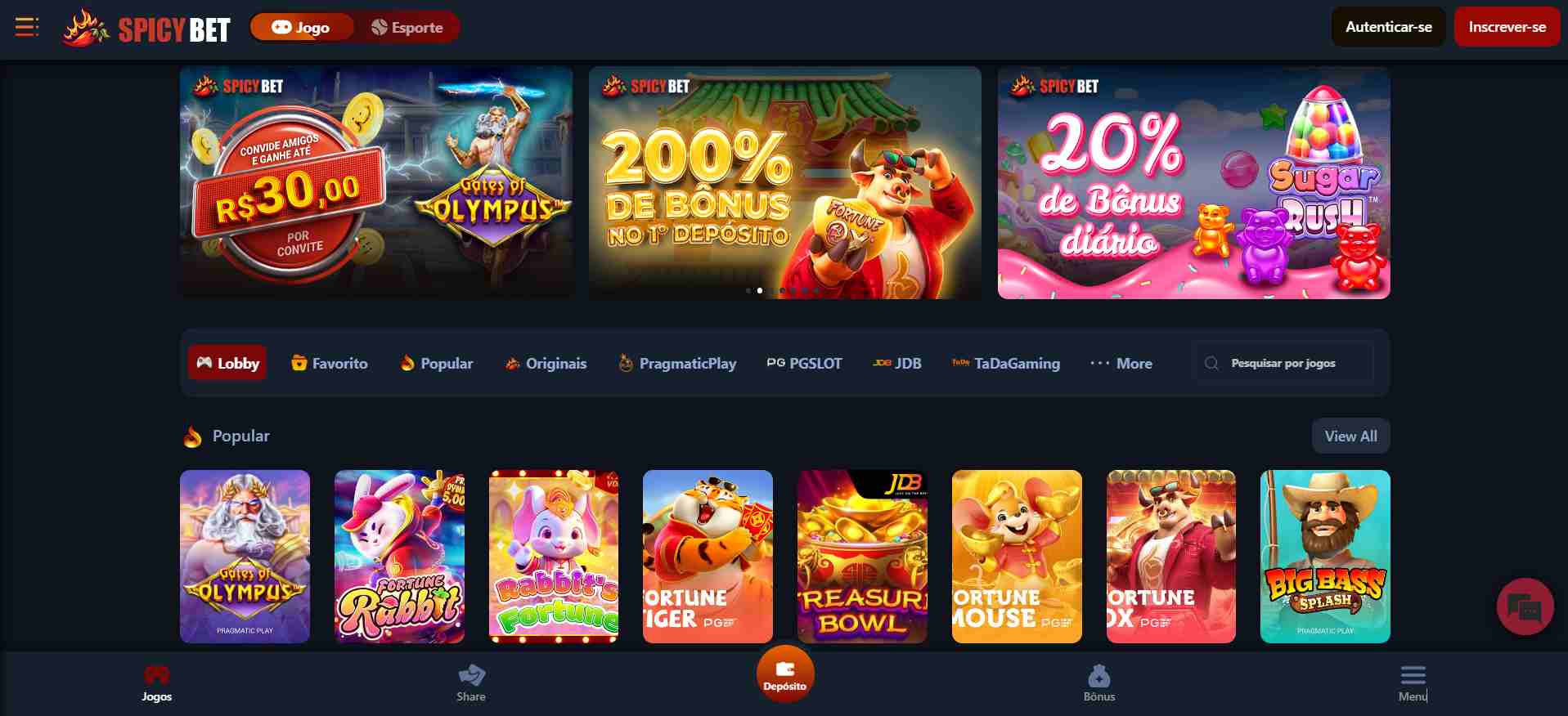 Spicy Bet Casino Análise