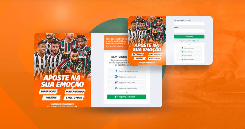 imagem betano registro login